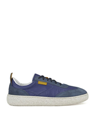 Ziya, Erkek Hakiki Deri Sneaker 1431026Z219 Mavi