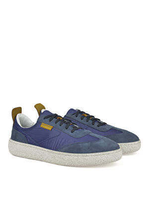 Ziya, Erkek Hakiki Deri Sneaker 1431026Z219 Mavi