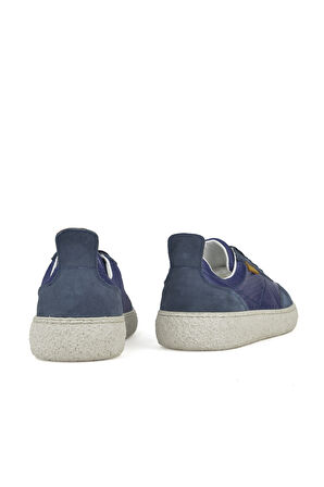 Ziya, Erkek Hakiki Deri Sneaker 1431026Z219 Mavi