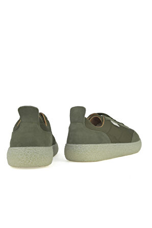 Ziya, Erkek Hakiki Deri Sneaker 1431026Z219 Haki