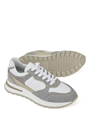 Ziya, Kadın Hakiki Deri Sneaker 1431000Z6020 Beyaz