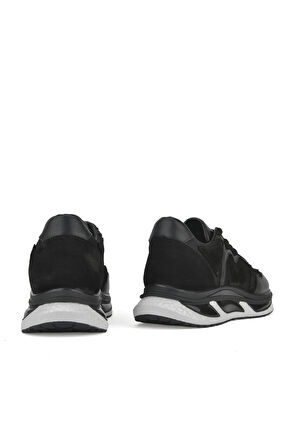 Ziya, Erkek Hakiki Deri Sneaker 1431042Z8120 Siyah