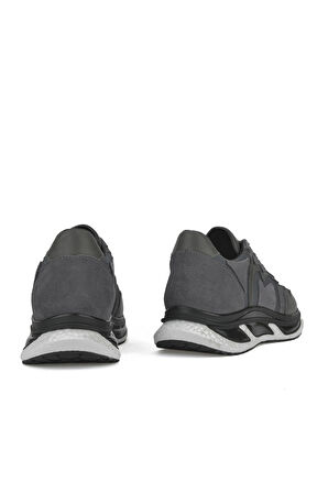 Ziya, Erkek Hakiki Deri Sneaker 1431042Z8120 Gri