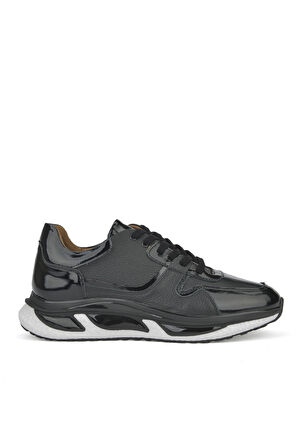 Ziya, Erkek Hakiki Deri Sneaker 1431042Z8365 Siyah