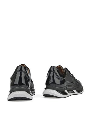 Ziya, Erkek Hakiki Deri Sneaker 1431042Z8365 Siyah
