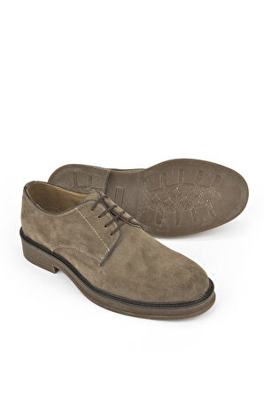 Ziya, Erkek Hakiki Deri Ayakkabı 1431043Z0210 Vizon