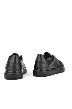 Ziya, Erkek Hakiki Deri Sneaker 143983Z060 Siyah