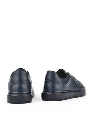 Ziya, Erkek Hakiki Deri Sneaker 143983Z060 Lacivert