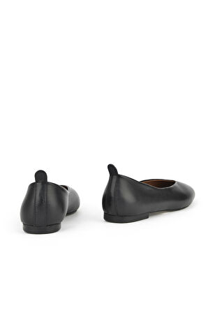 Ziya, Hakiki Deri Kadın Babet 1511044Z105 Siyah