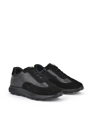 Ziya, Kadın Hakiki Deri Sneaker 143992ZN2003 Siyah
