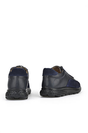Ziya, Kadın Hakiki Deri Sneaker 143992ZN2003 Lacivert