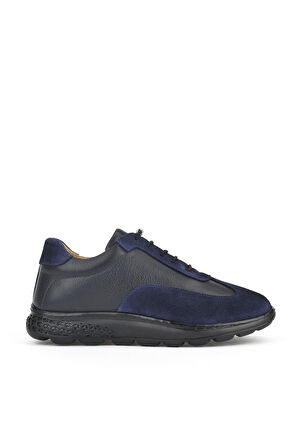 Ziya, Kadın Hakiki Deri Sneaker 143992ZN2003 Lacivert