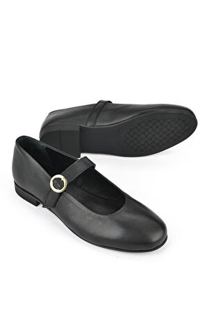 Ziya, Hakiki Deri Kadın Ayakkabı 1511033Z2563 Siyah