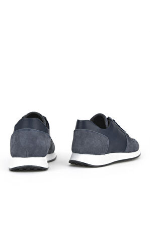 Ziya, Erkek Hakiki Deri Sneaker 143423Z93 Lacivert