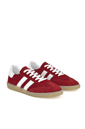 Ziya, Kadın Hakiki Deri Sneaker 1511035Z64032 Kırmızı