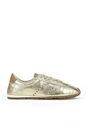 Ziya, Kadın Hakiki Deri Sneaker 1511035Z6300 Gold