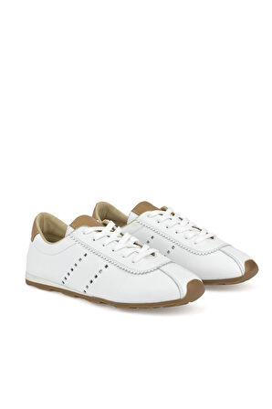 Ziya, Kadın Hakiki Deri Sneaker 1511035Z6300 Beyaz