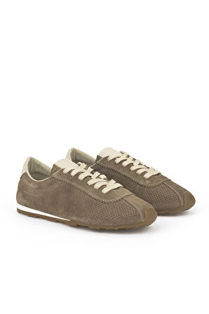 Ziya, Kadın Hakiki Deri Sneaker 1511035Z63001 Vizon