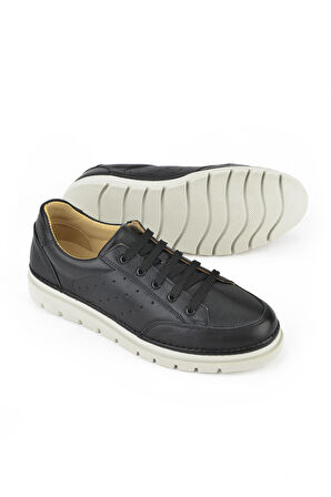 Ziya, Kadın Hakiki Deri Sneaker 1511035Z6203 Siyah