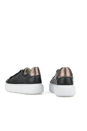 Ziya, Kadın Hakiki Deri Sneaker 1511035Z6200 Siyah