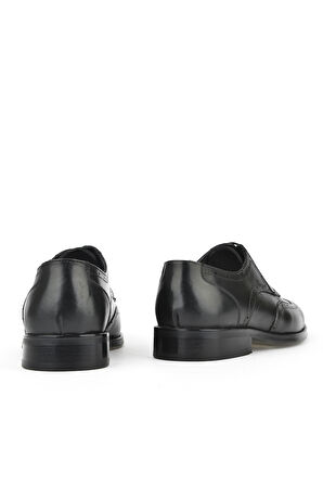 Ziya, Erkek Hakiki Deri Klasik Ayakkabı 1511027Z409 Siyah