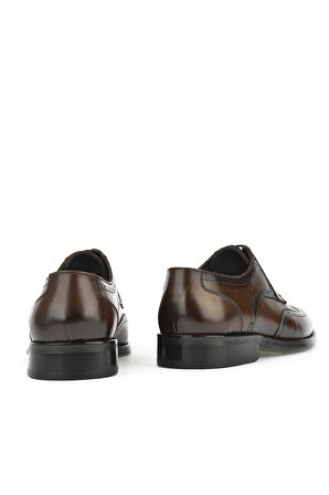 Ziya, Erkek Hakiki Deri Klasik Ayakkabı 1511027Z409 Kahve