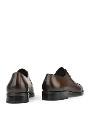 Ziya, Erkek Hakiki Deri Klasik Ayakkabı 1511027Z029 Kahve