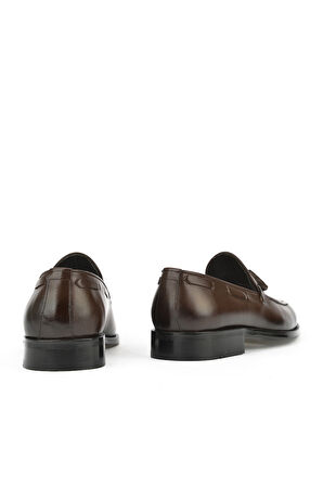 Ziya, Erkek Hakiki Deri Klasik Ayakkabı 1511027Z206 Kahve