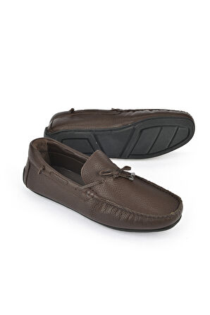 Ziya, Erkek Hakiki Deri Ayakkabı 1511007ZB01 Kahve