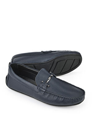 Ziya, Erkek Hakiki Deri Ayakkabı 1511007ZB02 Lacivert