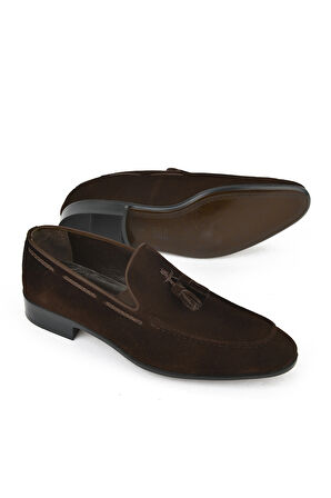 Ziya, Erkek Hakiki Deri Klasik Ayakkabı 151985Z1001 Kahve