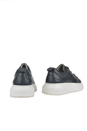 Ziya, Erkek Hakiki Deri Sneaker 151987Z133 Lacivert