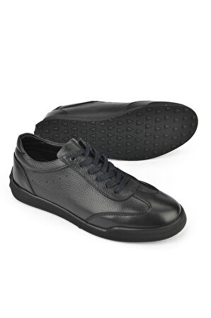Ziya, Erkek Hakiki Deri Ayakkabı 1511025Z2023 Siyah