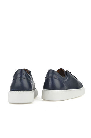 Ziya, Erkek Hakiki Deri Sneaker 1511026Z895 Lacivert