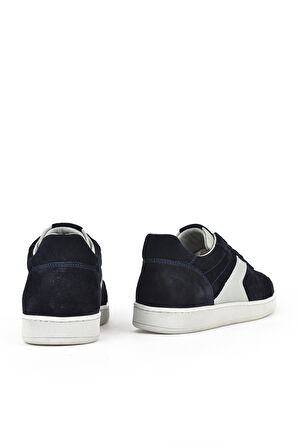 Ziya, Erkek Hakiki Deri Sneaker 151983ZX30 Lacivert