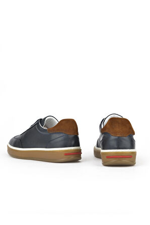 Ziya, Erkek Hakiki Deri Sneaker 151983Z1403 Lacivert