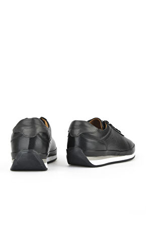 Ziya, Erkek Hakiki Deri Sneaker 1511002Z063 Siyah