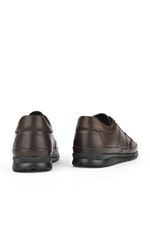 Ziya, Erkek Hakiki Deri Ayakkabı 1511002Z652 Kahve