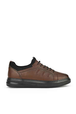 Ziya, Erkek Hakiki Deri Sneaker 143423Z72 Taba