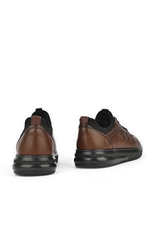 Ziya, Erkek Hakiki Deri Sneaker 143423Z72 Taba