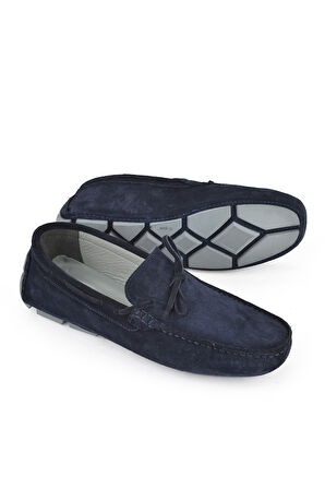 Ziya, Erkek Hakiki Deri Ayakkabı 151986Z42742 Lacivert