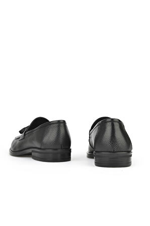 Ziya, Erkek Hakiki Deri Ayakkabı 151986Z4074 Siyah