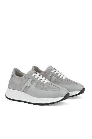 Ziya, Kadın Hakiki Deri Sneaker 1511050Z2050 Gri