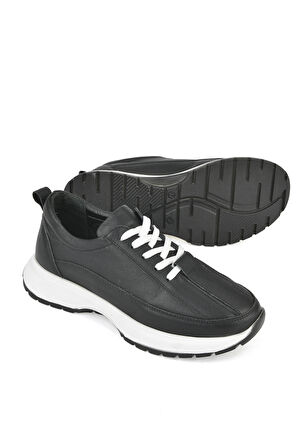 Ziya, Kadın Hakiki Deri Sneaker 1511050Z2052 Siyah