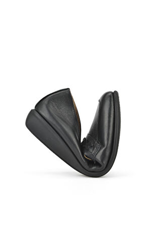 Ziya, Kadın Hakiki Deri Konfor Ayakkabı 1511050Z2599 Siyah