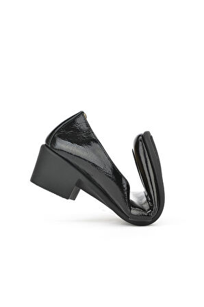 Ziya, Kadın Hakiki Deri Topuklu Konfor Ayakkabı 1511050Z3223 Siyah