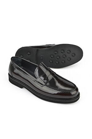 Ziya, Erkek Hakiki Deri Ayakkabı 151145Z144 Bordo