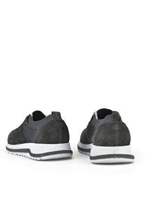 Ziya, Erkek Hakiki Deri Ayakkabı 15110Z3150 Füme