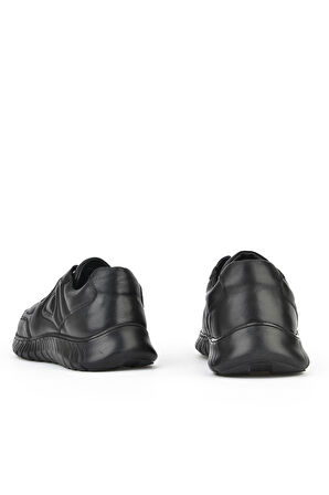 Ziya, Erkek Hakiki Deri Konfor Ayakkabı 151123Z2500 Siyah