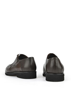 Ziya, Erkek Hakiki Deri Ayakkabı 151145Z316 Kahve